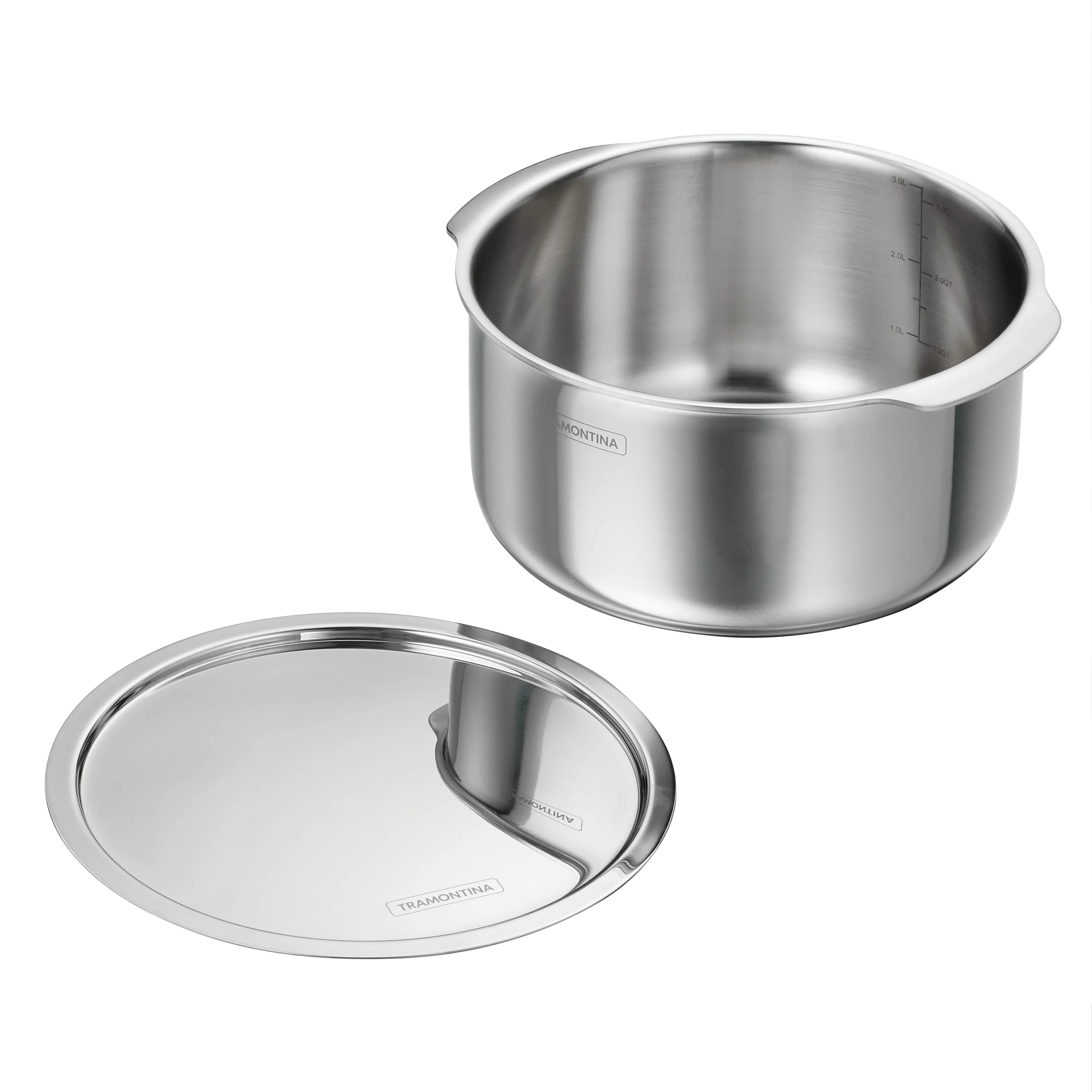 Utsava Tri-Ply Clad Stainless Steel Covered Tope Patila - Image 19