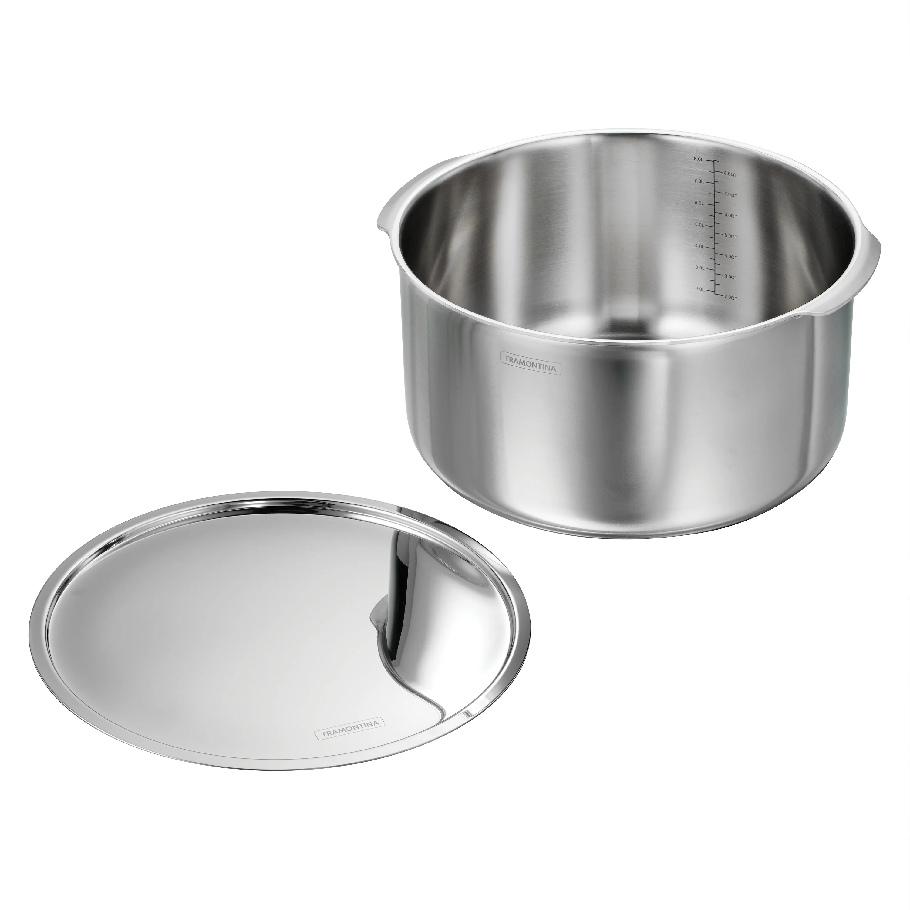 Utsava Tri-Ply Clad Stainless Steel Covered Tope Patila - Image 23